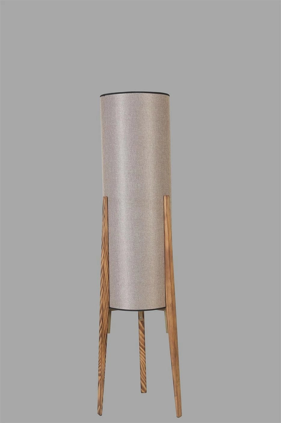 Llambë dyshemeje Opviq, ngjyrë gri, dru, 8834-2