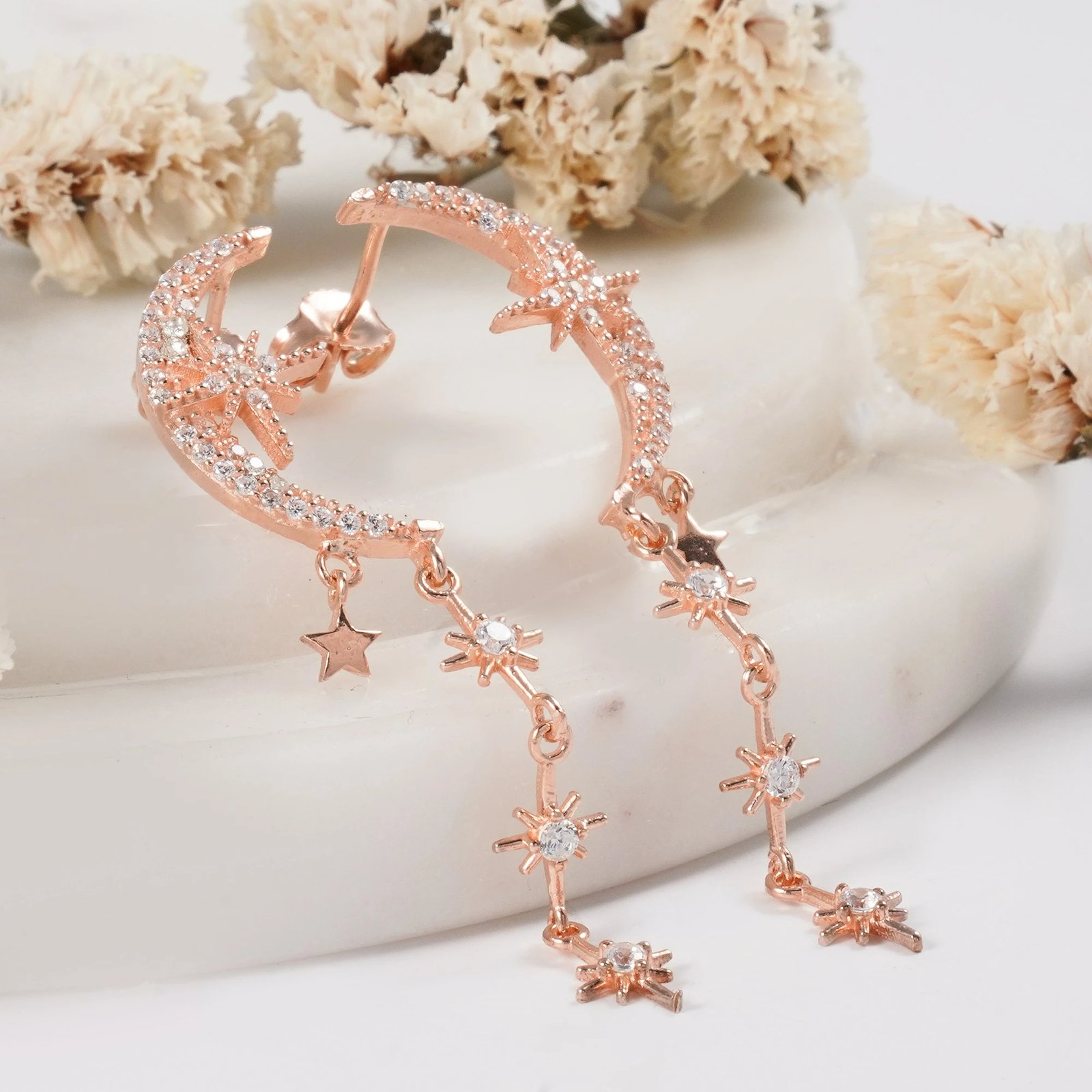 Vathë argjendi ngjyrë rozë gold, Jumeon, 11915ROS