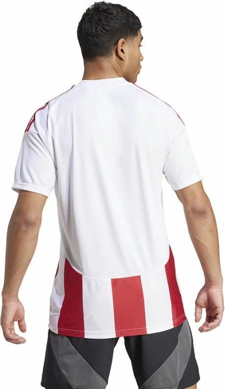 Maicë për meshkuj adidas, me vija të kuqe dhe të bardha