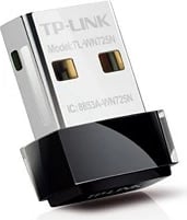 Kartë WiFi TP-LINK TL-WN725N Nano USB, 150Mb/s, e zezë