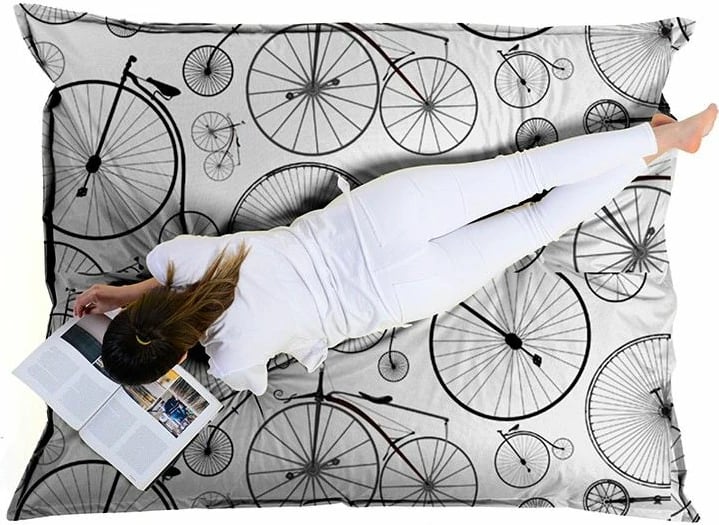 Qese gjigante për kopsht, dizajn biçikletash, Atelier del Sofa