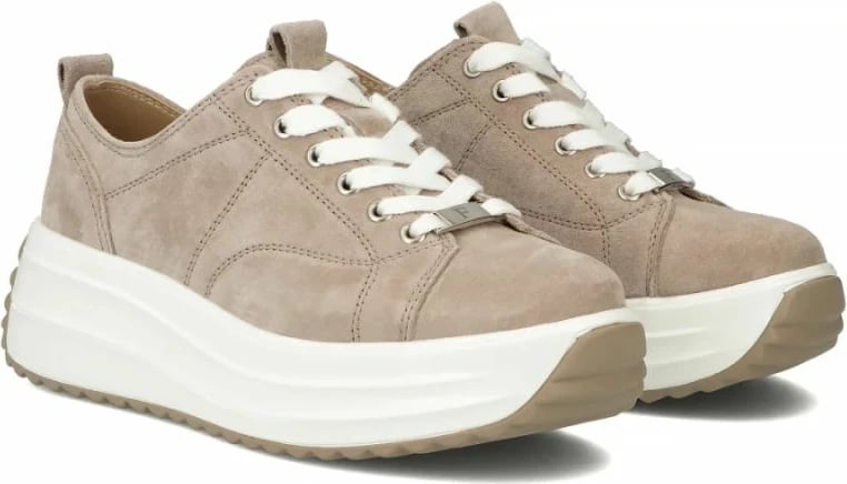 Këpucë platforme për femra Filippo, bezhë