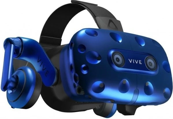 Syze VR HTC Vive Pro 2 Full Kit, 3.5", 4896x2448, me kontrollera dhe stacione baze, zi/blu