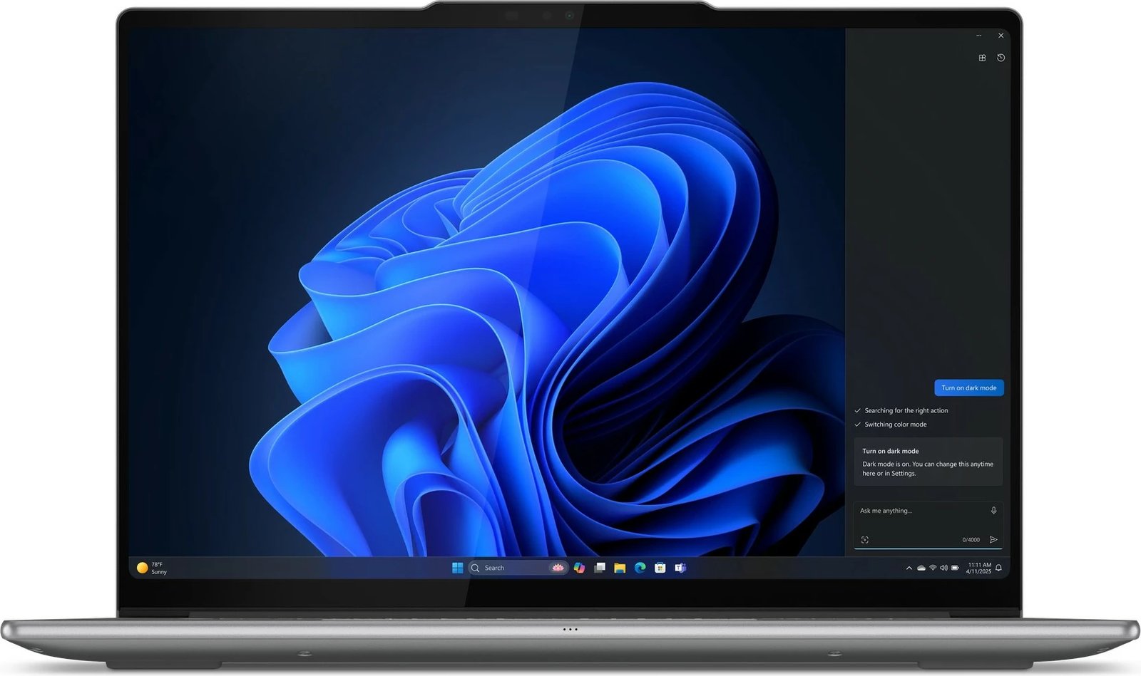Laptop Lenovo Yoga Pro 7 Aura Edition 14IAH10, Core Ultra 7 255H, 32GB/1TB SSD, 14.5 inç 3K Touch, Win11 Pro, gri