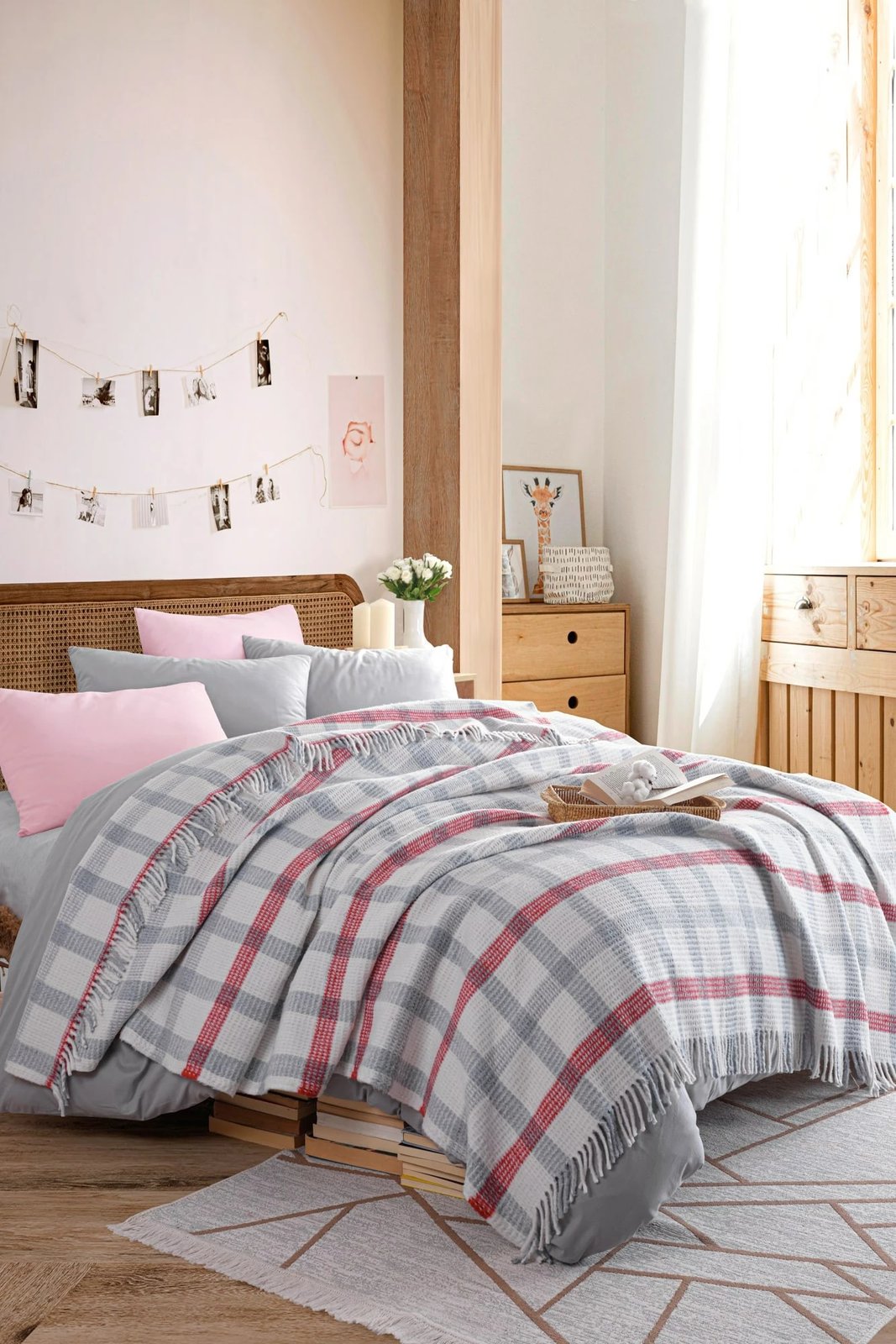 Batanije dopio, e butë dhe e ngrohtë, gri-kuqe