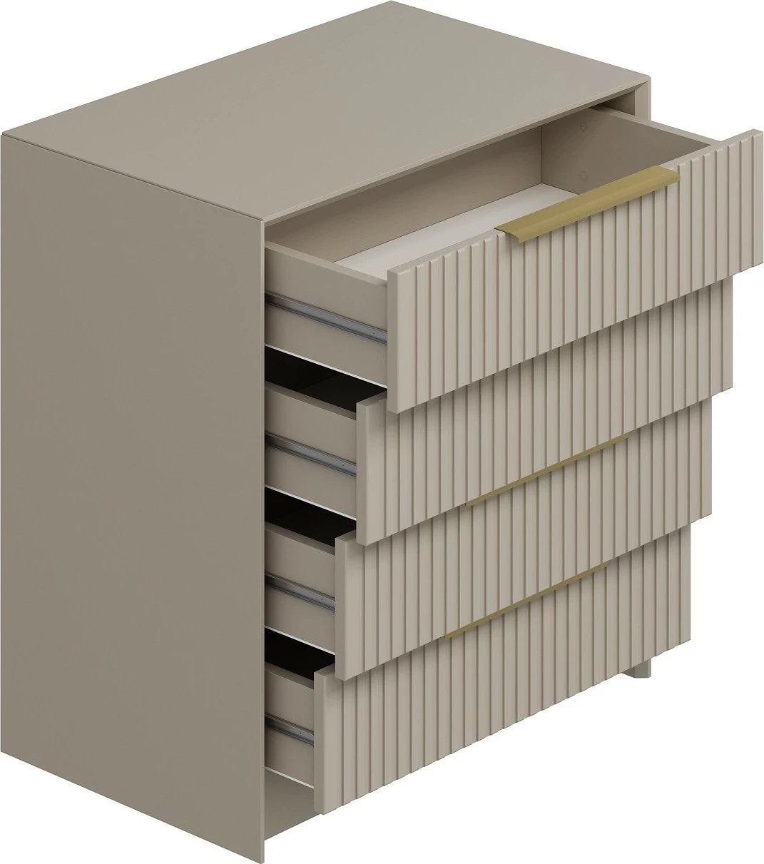 Komodë Hanah Home, Kale Luxe, ngjyrë guri, 7939