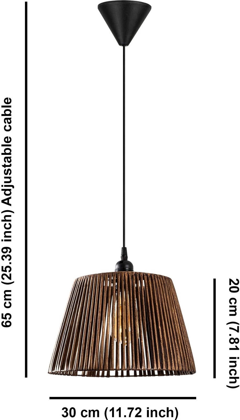 Llambë tavani Opviq, model Cone, ngjyrë antike