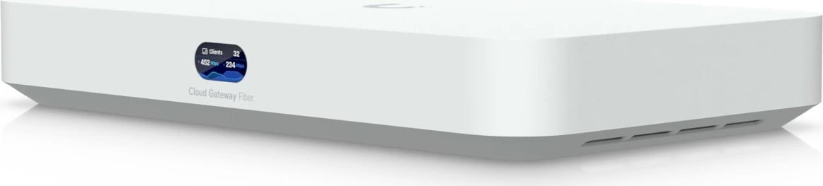 Router Ubiquiti Unifi Cloud Gateway Fiber, 4x2.5G, 1x10G, 2xSFP+, PoE+, i bardhë