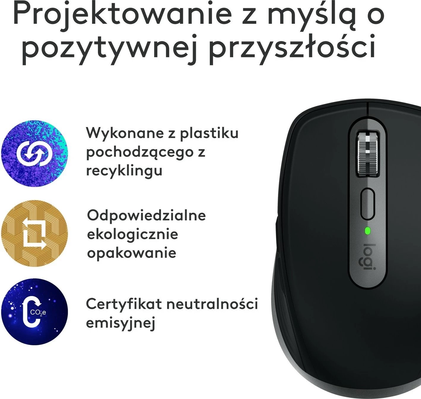 Maus Logitech MX Anywhere 3S për Mac, Grafit