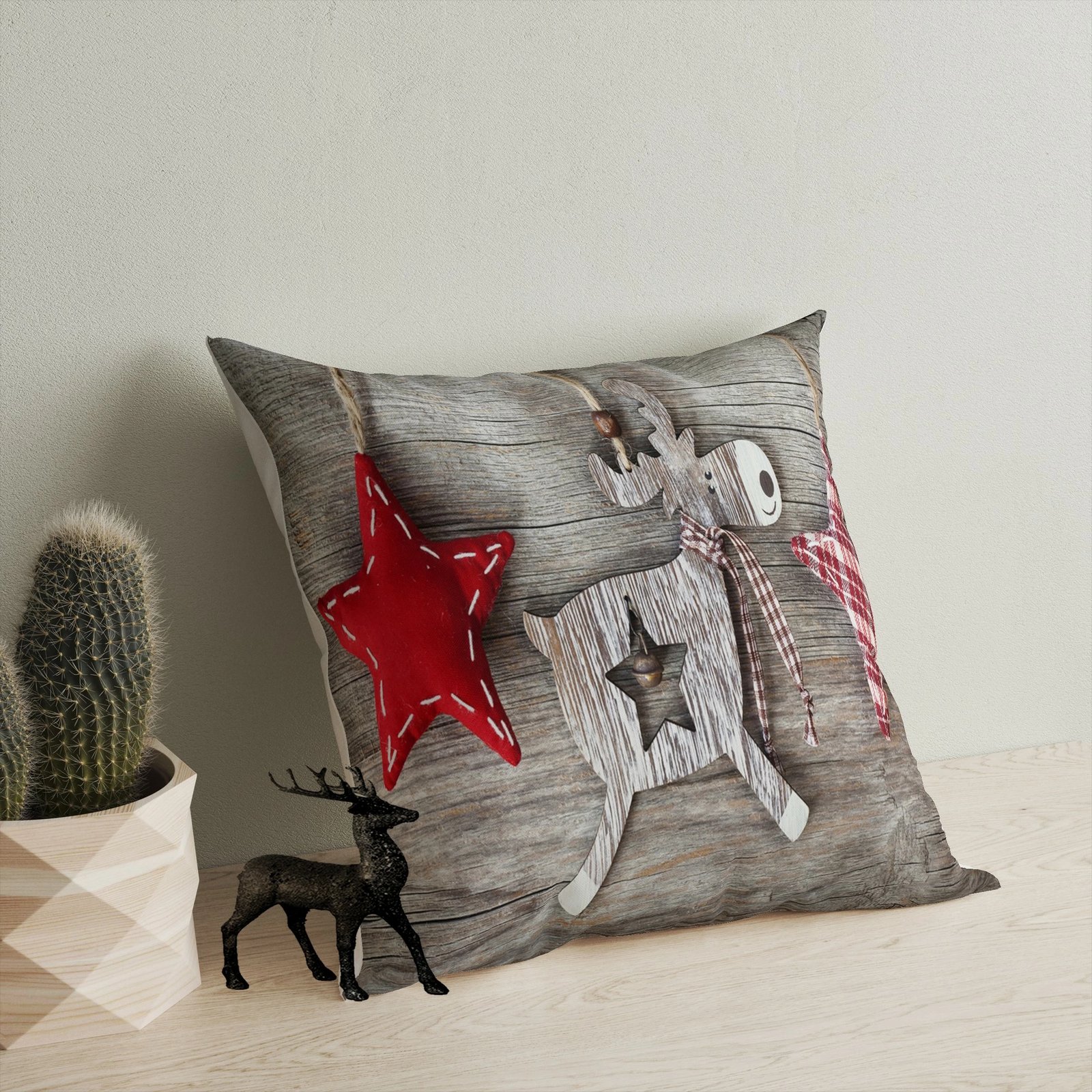 Jastëk dekorativ Aberto Design, YY20236, shumëngjyrësh, 43x43cm