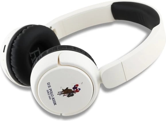 Kufje Bluetooth US Polo Assn. USHPV6PUNH, on-ear, të bardha, DH Color Logo Kufje Bluetooth US Polo Assn. USHPV6PUNH, on-ear, të bardha, DH Color Logo