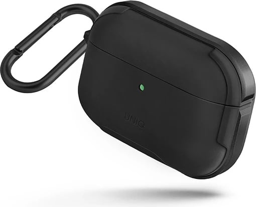 Mbështjellës UNIQ Valencia për AirPods Pro, Antimikrobial, i zi