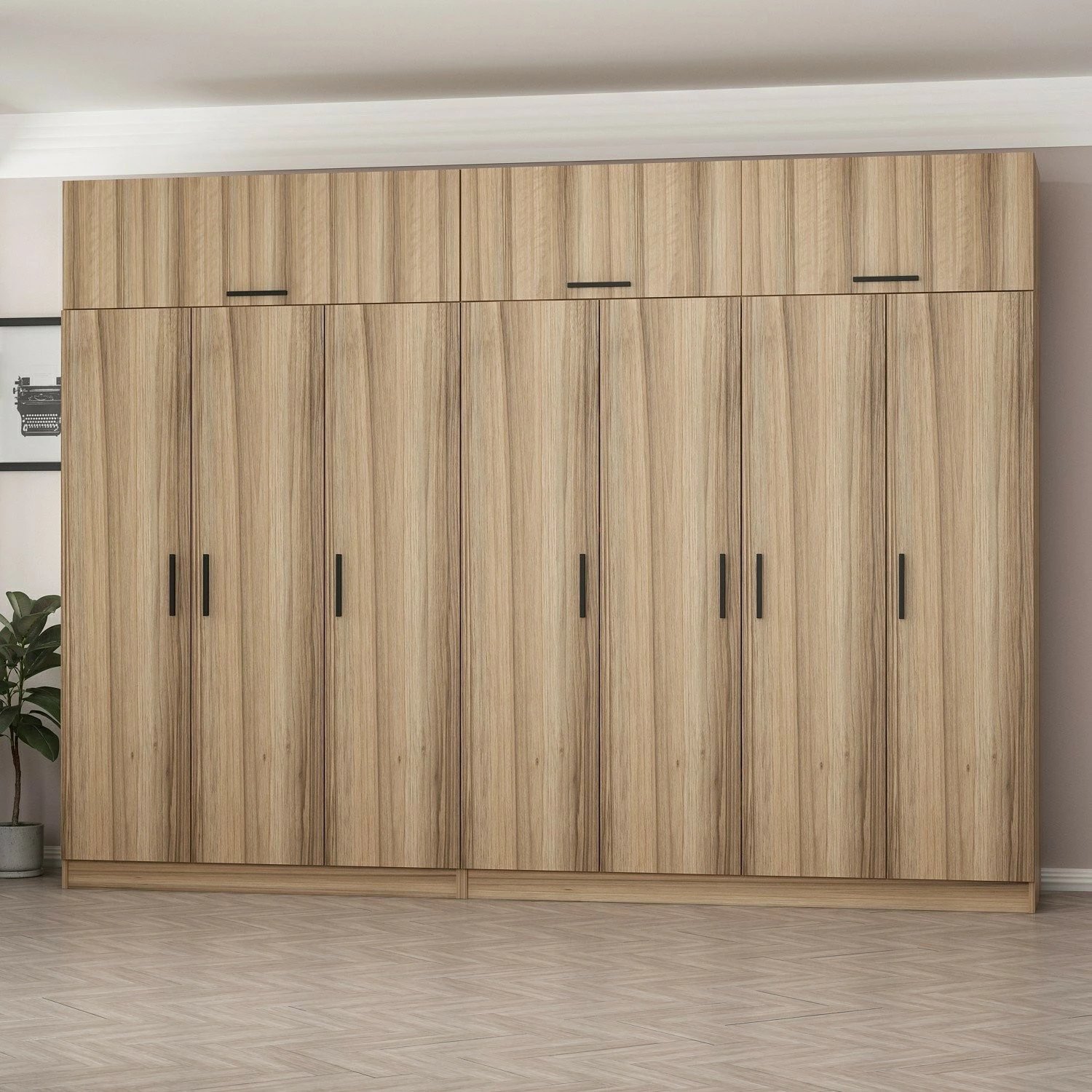 Dollap Skye Decor, ngjyrë arre, Minar Kale - 7523