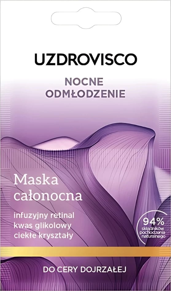 Maskë nate për fytyrë UZDROVISCO All-Night për femra 10ml