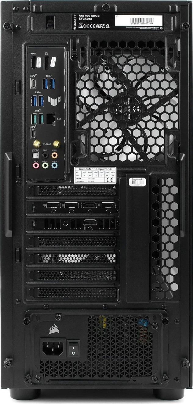 Kompjuter Komputronik Ultimate X714 [L24] i7, RTX 4080 Super, 64GB, 4TB+8TB, W11 Pro, e zezë