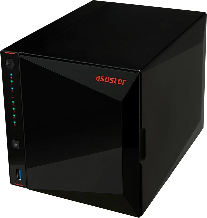 NAS Asustor Nimbustor 4 AS5304T, Intel Celeron J4105, 4 GB DDR4, e zezë