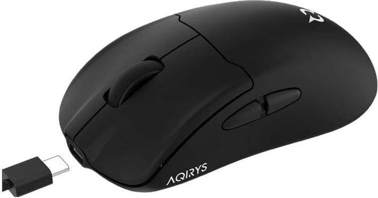Maus AQIRYS M32, RGB, Dual Mode, 12000 DPI, i zi
