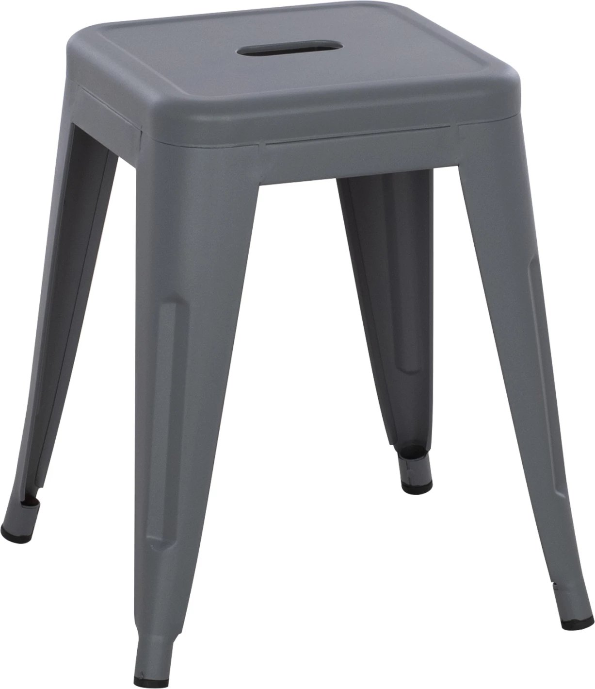 Karrige për bar MELITA FH0096.50 metalike ngjyrë gri mat 39x39x46Hcm.