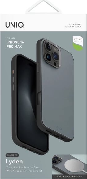 Mbështjellës UNIQ Lyden DS për iPhone 16 Pro Max 6.9", Magclick, blu e zezë