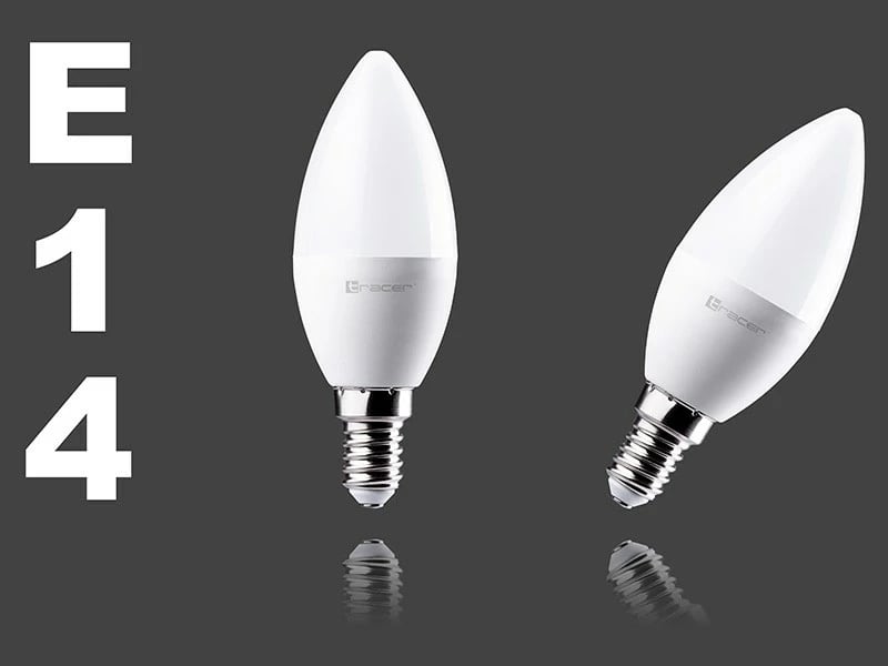 Llambë LED Tracer E14, 5W, 3000K, dritë e ngrohtë, 2 copë