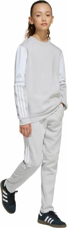 Pantallona sportive për fëmijë adidas, të hirtë