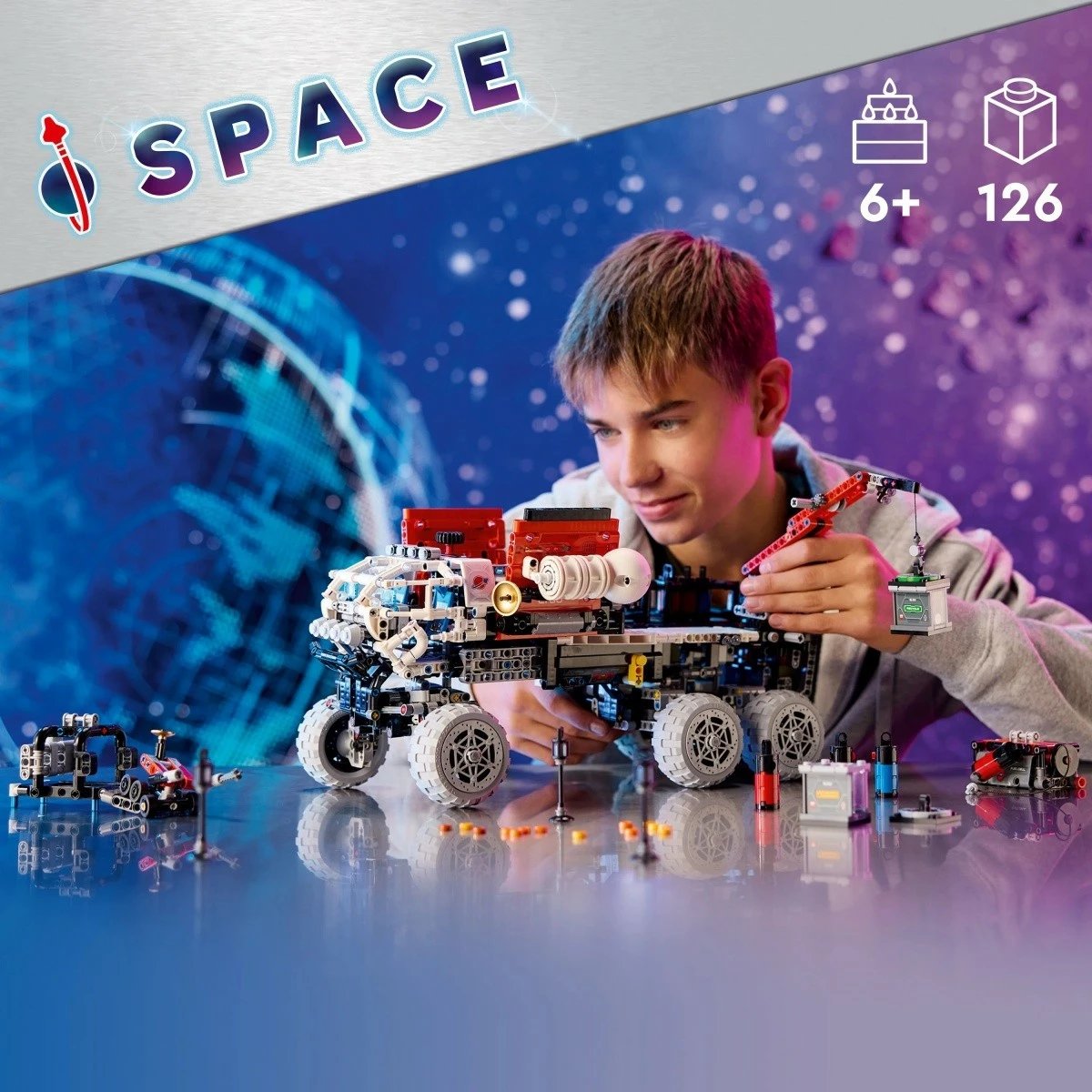 Set ndërtimi LEGO Technic Mars Exploration Rover 42180, plastikë, 1599 pjesë, për fëmijë 11+