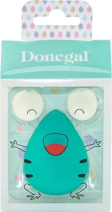 Set sfungjerë për grim Donegal Sweet Blending Sponge Set 2+1 Frog 4333, 3 copë