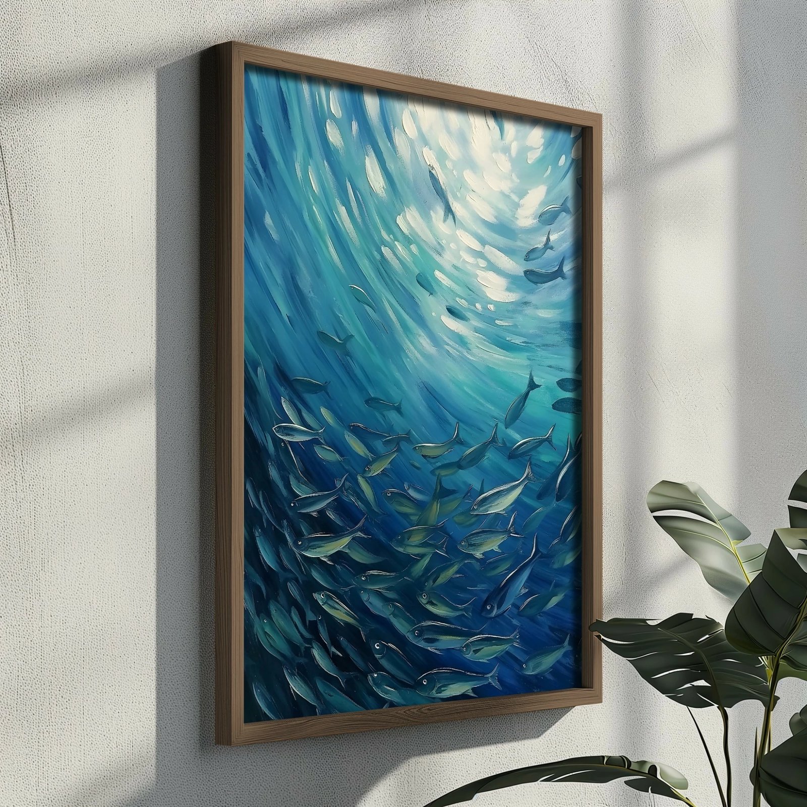 Pikturë dekorative me kornizë MDF, shumëngjyrëshe, Wallity GE248-L