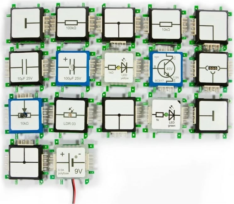 Set bazik ALLNET BrickRknowledge, komponentë elektronikë