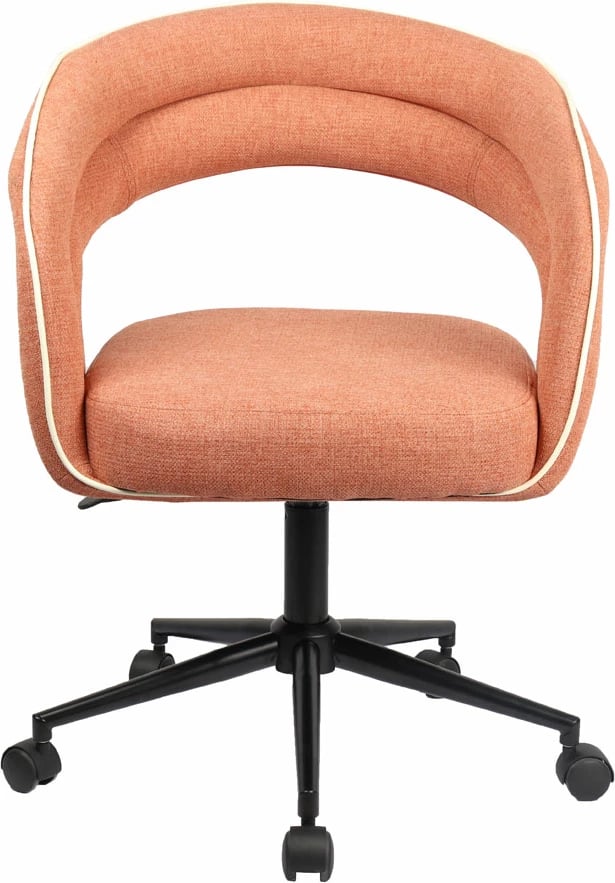 Karrige zyre La Luna, ngjyrë terrakote, 59x56.5x87.5