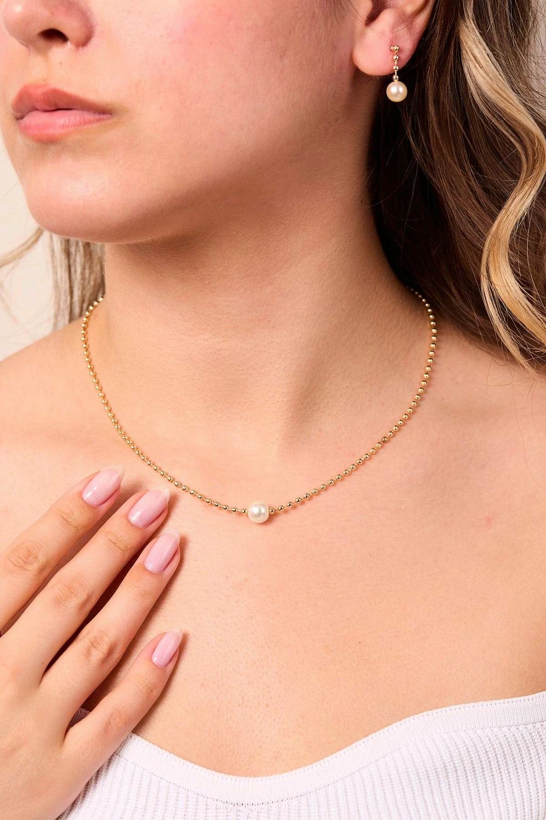 Set varëse metalike me byzylyk, ngjyrë ari, Elika, CSET9966