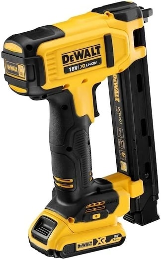 Pistoletë gozhduese/stapluese DeWALT DCN701D2-QW, 16V, e verdhë