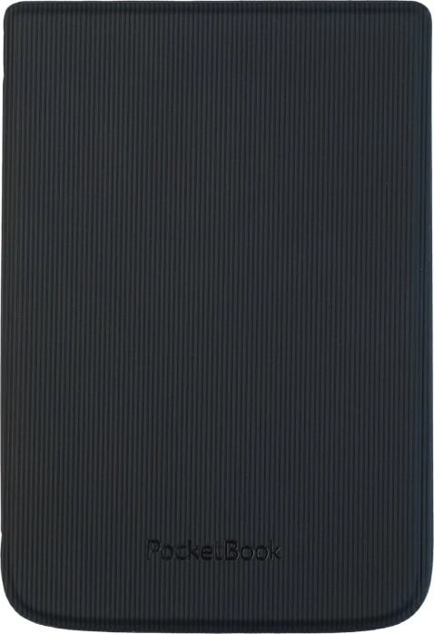Mbështjellës Pocketbook Shell Cover, folio, 6 inç, lëkurë PU, zi