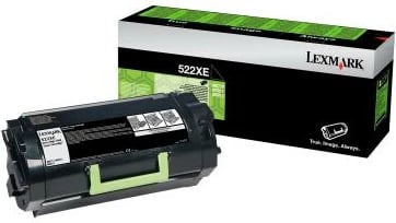 Toner, Lexmark, 522XE 52D2X0E, deri 24,000 faqe, e zezë