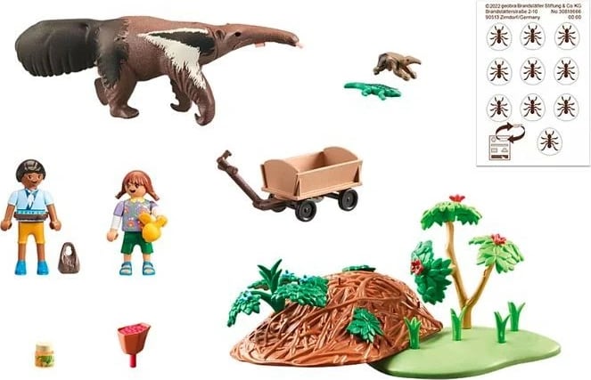 Set lodrash Playmobil Wiltopia 71012 Anteater Care, 39 pjesë