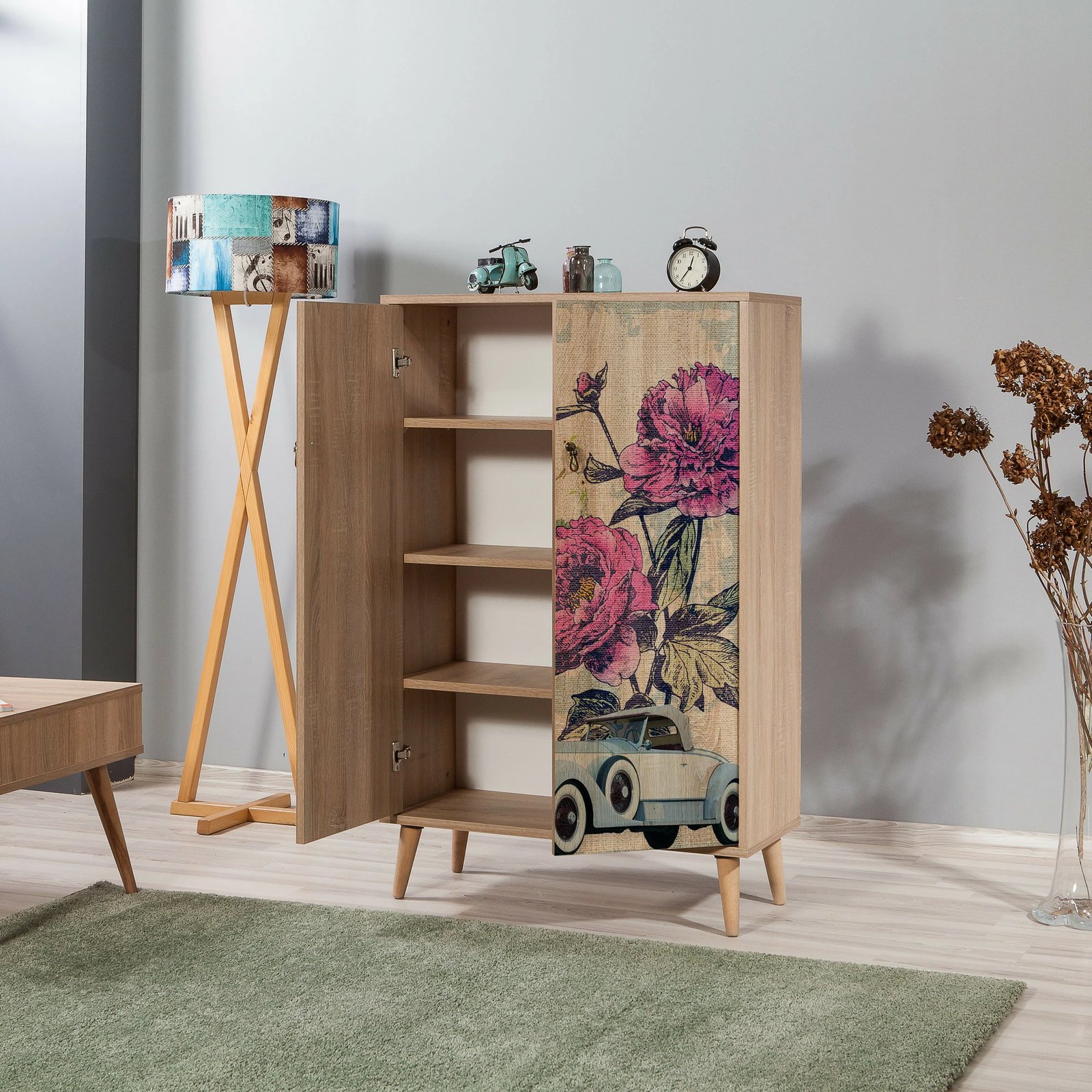 Dollap shumëfunksional, ngjyrë lisi Sonoma, Multibox - 733