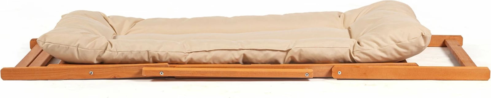 Set tavolinë me karrige për terasë, 3 pjesë, dru ahu, ngjyrë kafe dhe krem, My007