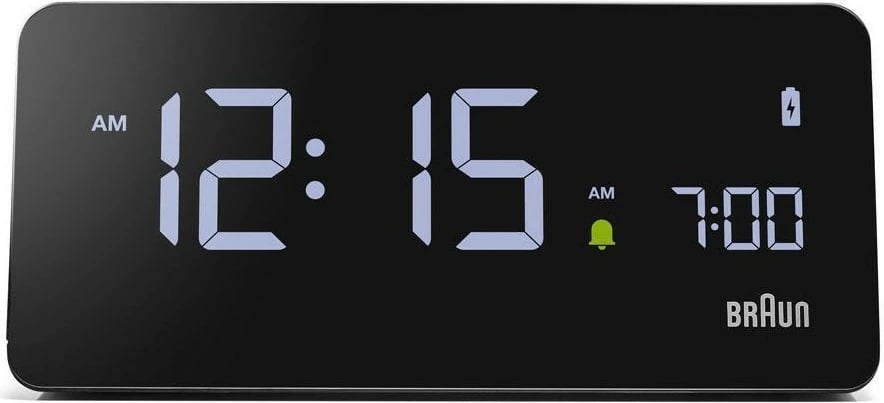 Alarm digjital Braun BC21, LCD, wireless charging, zi Alarm digjital Braun BC21, LCD, wireless charging, zi