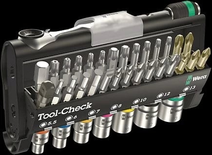 Set soketash WERA 05073220001, 1/4"