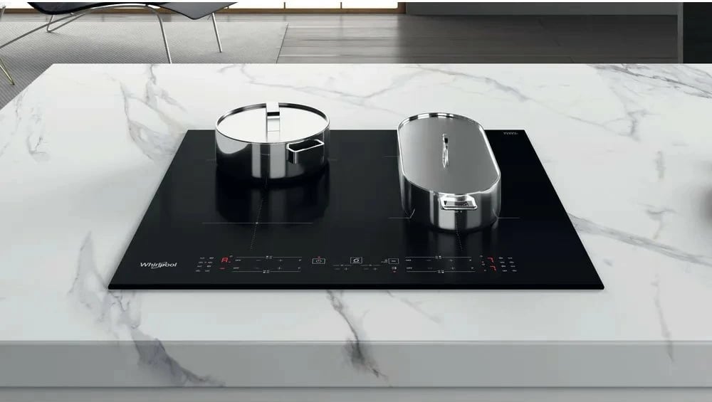Pllakë induksioni Whirlpool WBB3960BF, 4 zona, e zezë