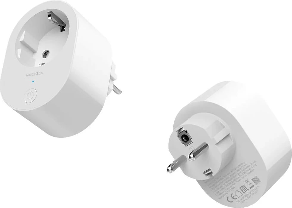 Prizë e mençur Xiaomi Smart Plug 2, 3680 W, Bardhë