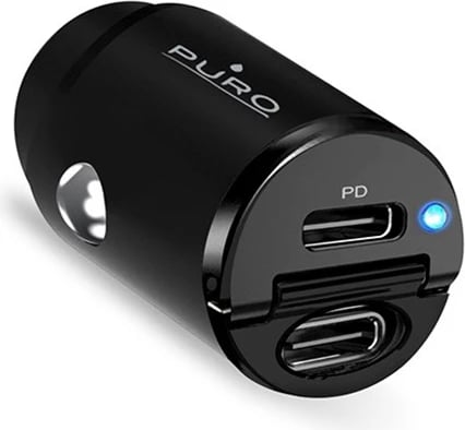 Karikues veture Puro Mini 30W, 2x USB-C, i zi