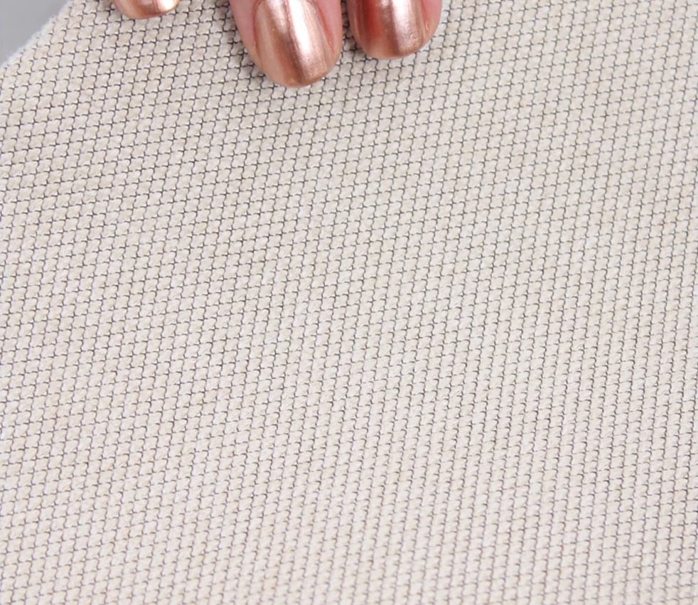 Puf Atelier del Sofa, ngjyrë krem, këmbë bakri, 46