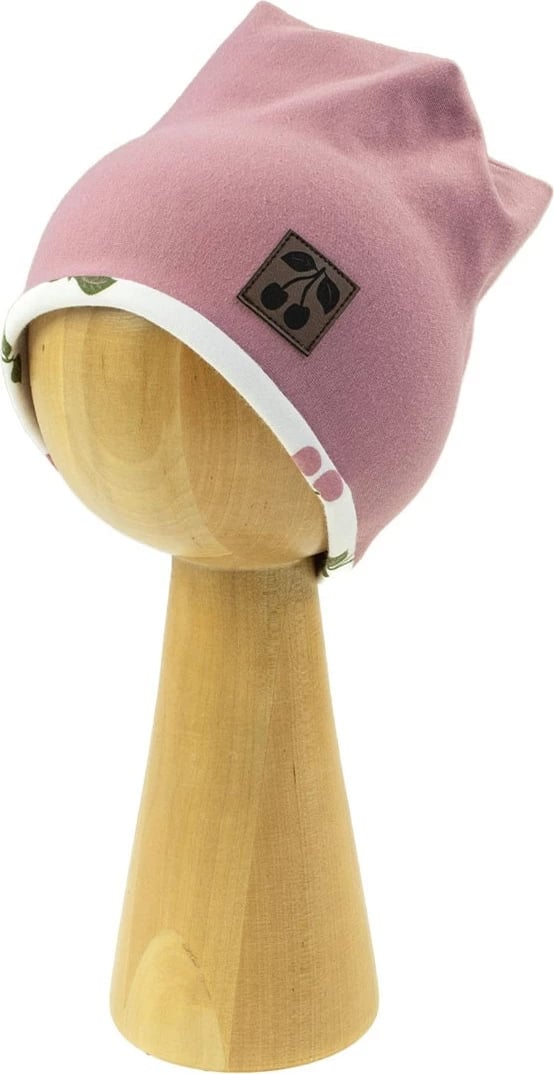 Kapelë bebe, Nicol, Emily, pambuk 95% + elastan 5%, madhësia 68/74, rozë