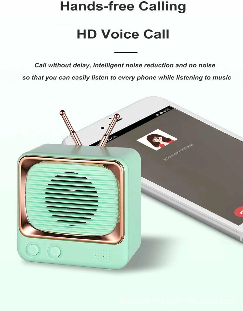 Altoparlant Tech Time Retro Wireless Speaker Mini