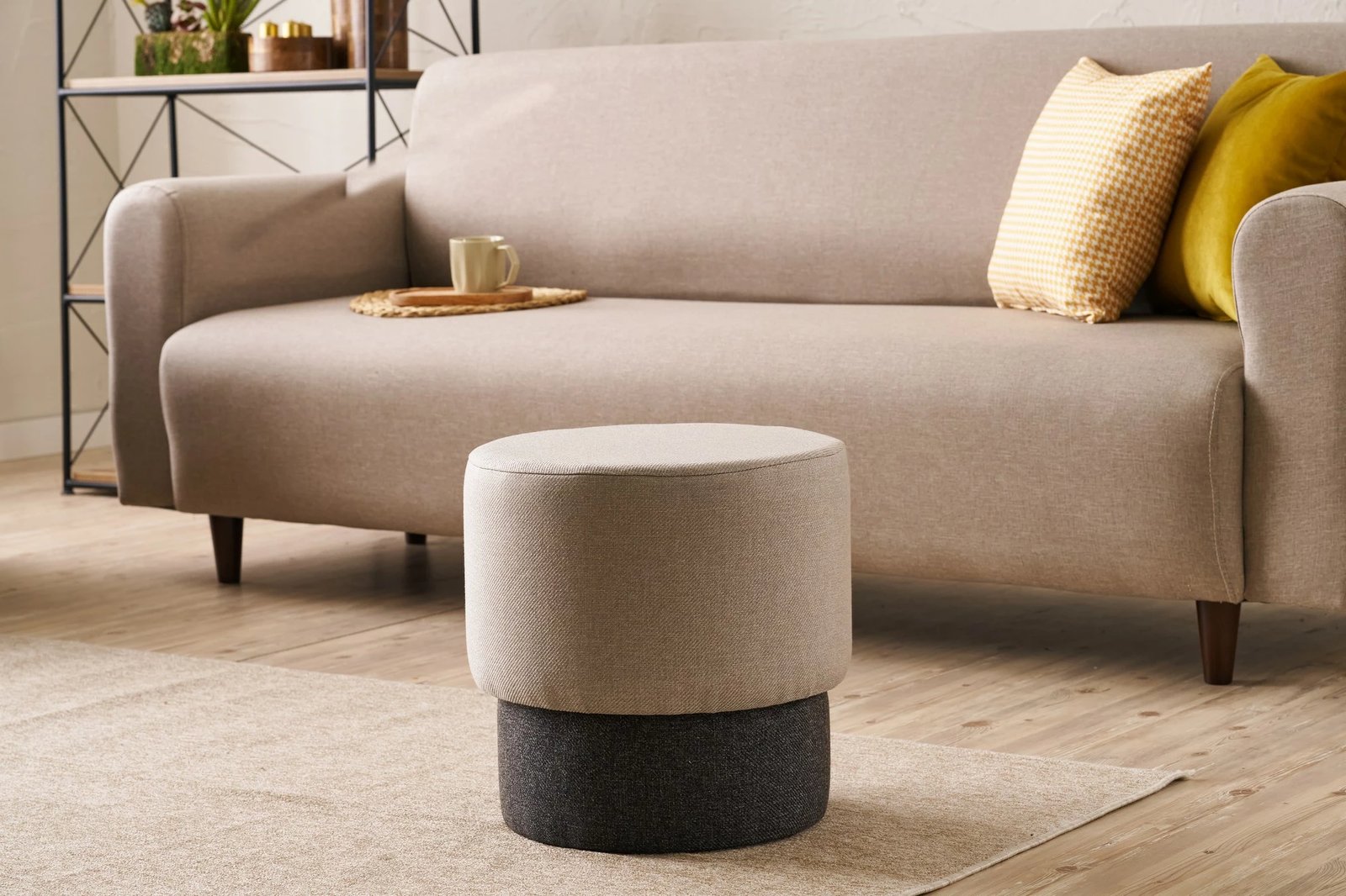 Puf Patara, bezhë, Atelier del Sofa