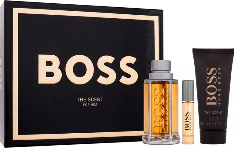 Set Eau de Toilette 100 ml, Shower Gel 100 ml, Post-Shave Balm 10 ml Boss The Scent  Set Eau de Toilette 100 ml, Shower Gel 100 ml, Post-Shave Balm 10 ml Boss The Scent