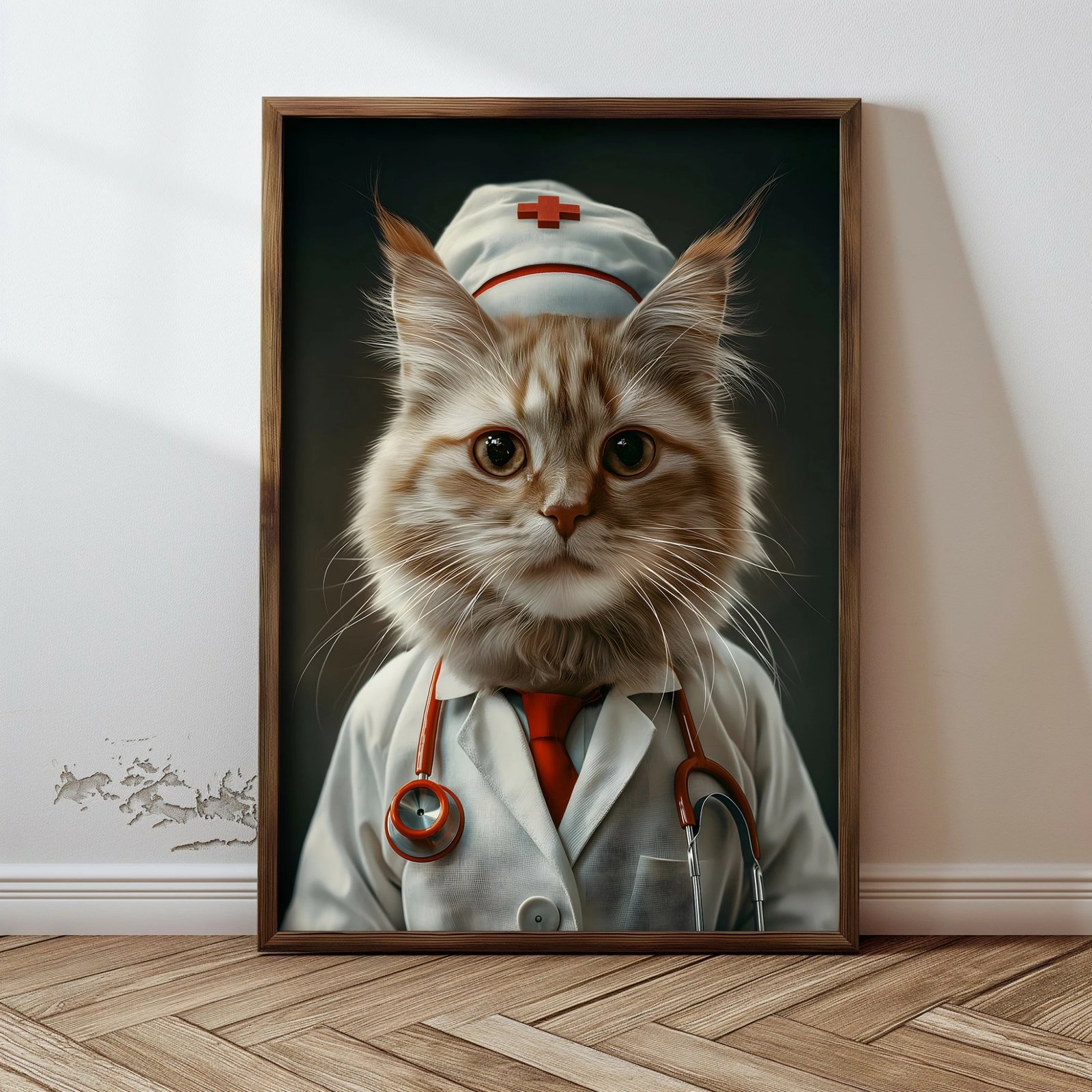 Pikturë dekorative me kornizë MDF, Wallity, GE039-L, shumëngjyrëshe, 35x47x3.5cm