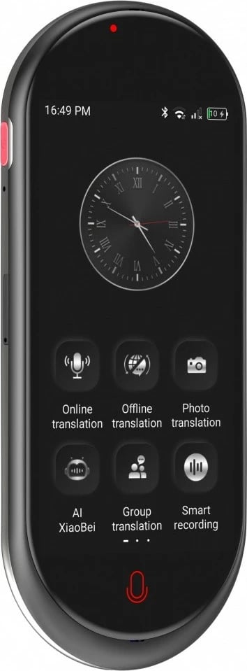 Përkthyes elektronik Maxcom mTalk MT100 4G, 1500 mAh, i zi