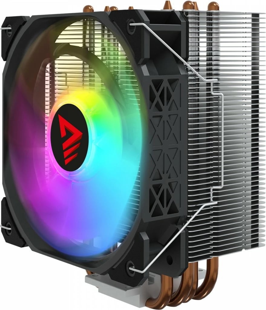 Kasë ftohëse procesori Savio Vortex X2 ARGB, 120 mm, 4 heatpipe, ARGB